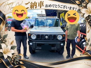 M様のジムニーを納車しました！！！！